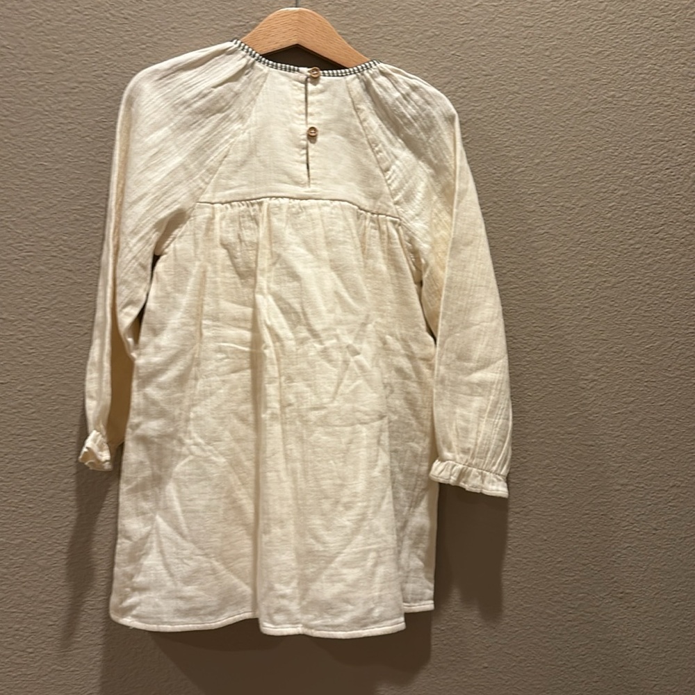 Zara smocked embroidered dress 1381/567 - Picture 4 of 4